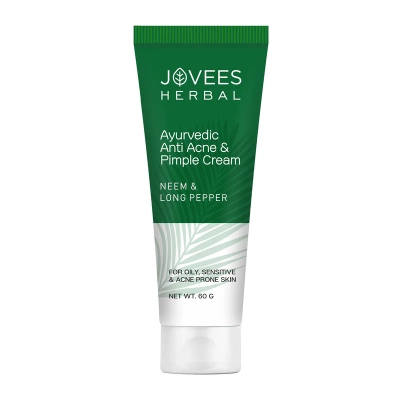 Jovees Neem and Long Pepper Anti Acne Pimple Cream - [60g]
